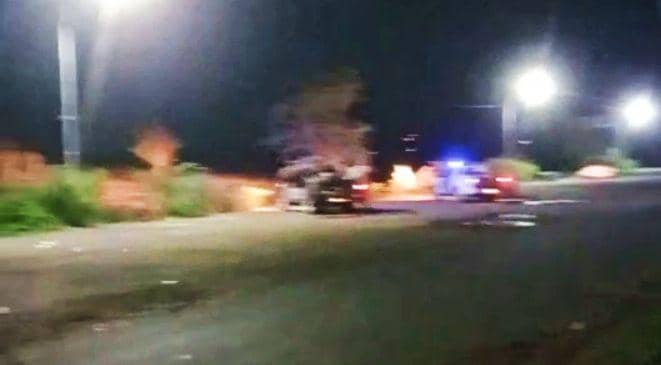 Foto sejumlah mobil polisi saat di TKP (Dok/Istimewa)