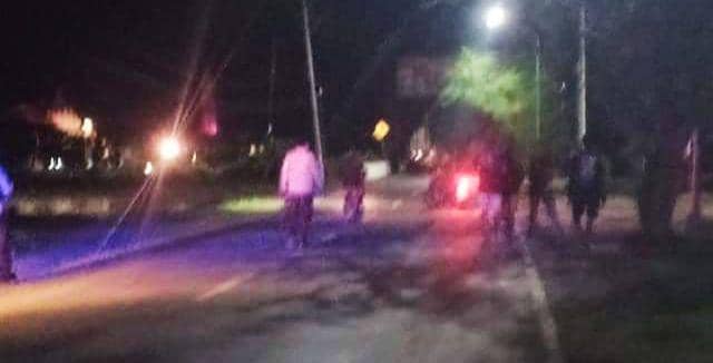 Foto saat bentrokan berlangsung di Kecamatan Woha, Bima (Dok/Istimewa)