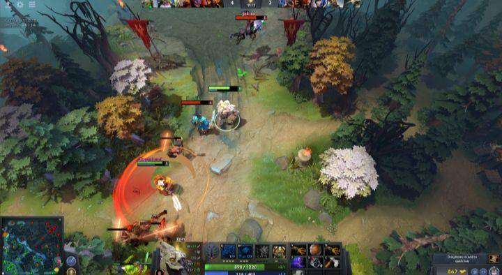 gameplay Dota 2 (dok. Valve/Dota 2)
