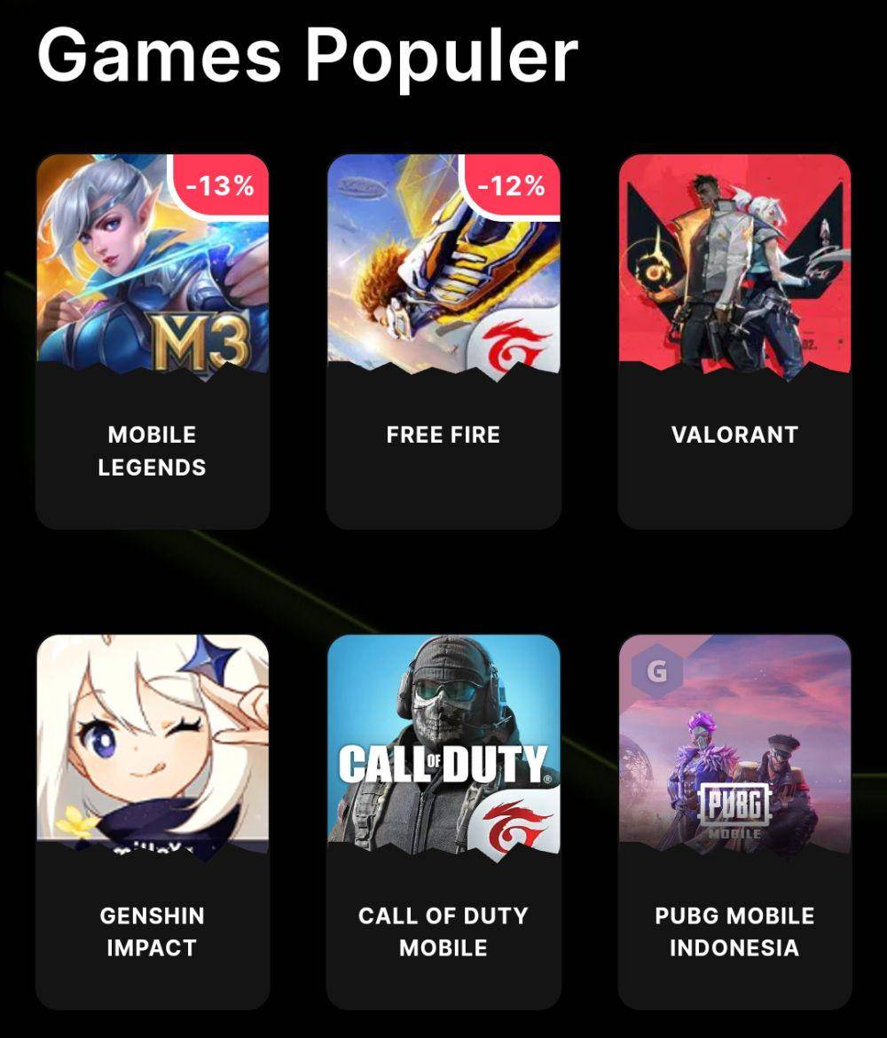potret varian top up games di Pointgo (pointgo.id)