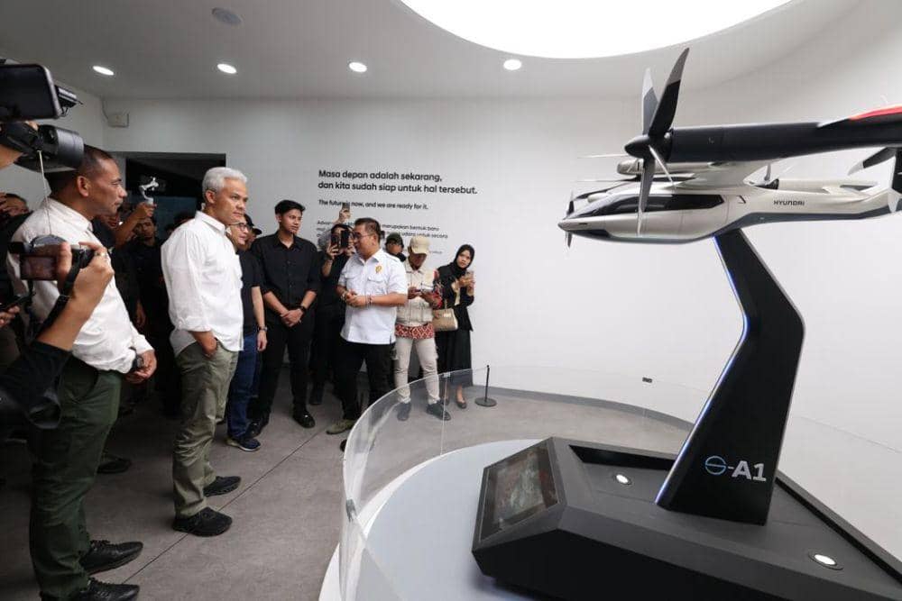 Calon presiden Ganjar Pranowo mengunjungi lokasi pembangunan Ibukota Nusantara (IKN) di Penajam Paser Utara (PPU) Kalimantan Timur (Kaltim), Kamis (7/12/2023). Foto istimewa