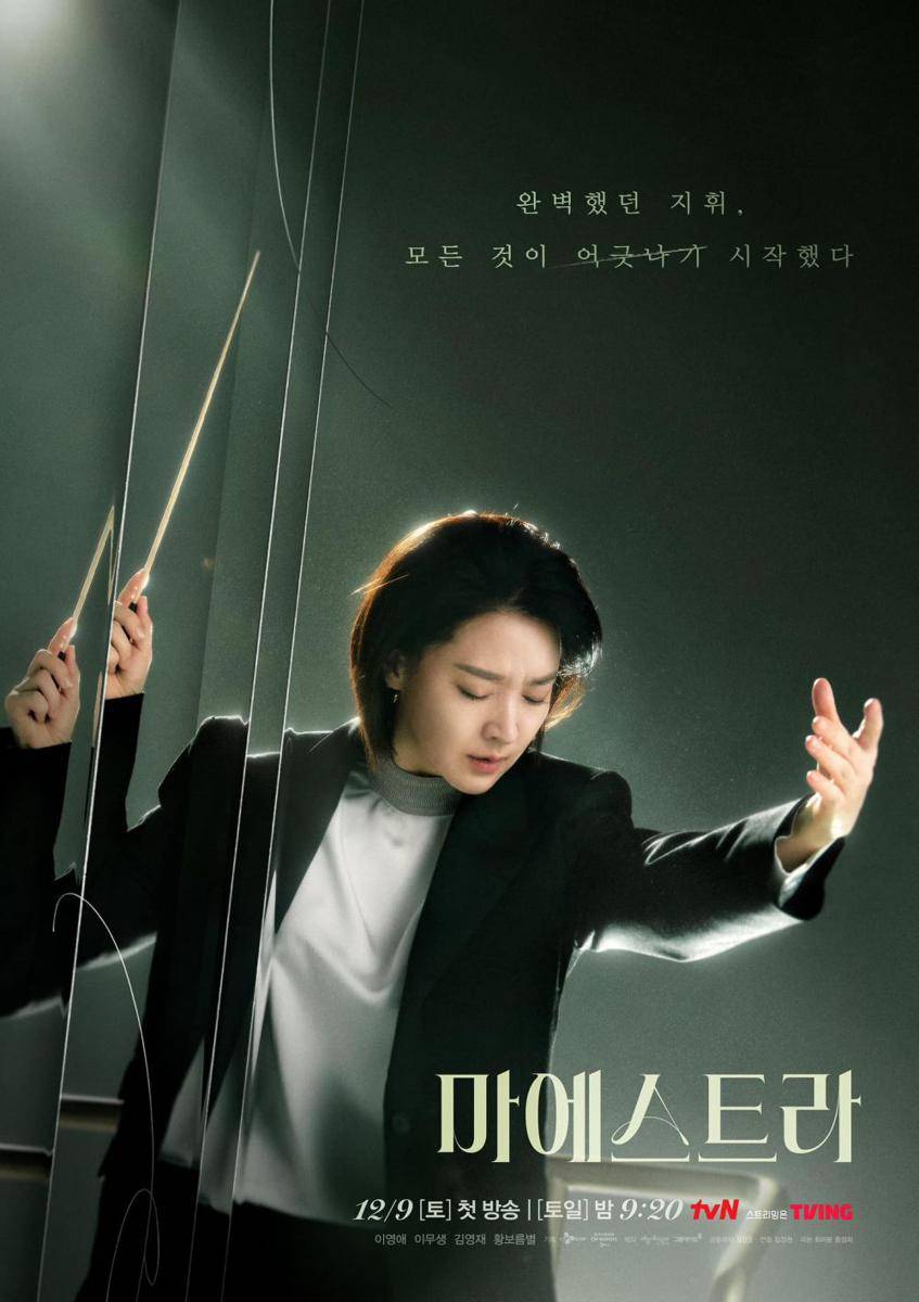 poster drama Maestra: Strings of Truth (dok. tvN/Maestra: Strings of Truth)