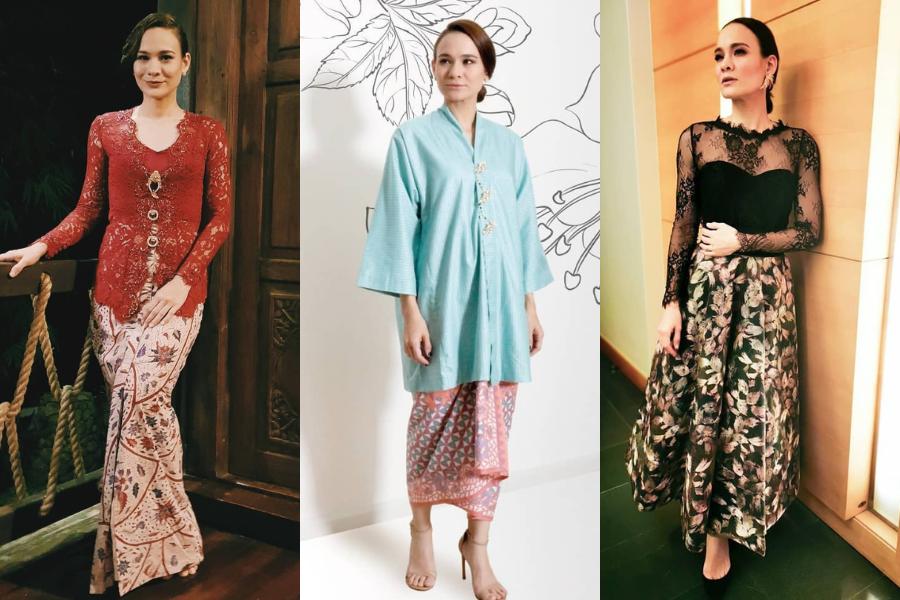 9 Outfit untuk Kondangan ala Aishah Sinclair, dari Gaun hingga Kebaya!