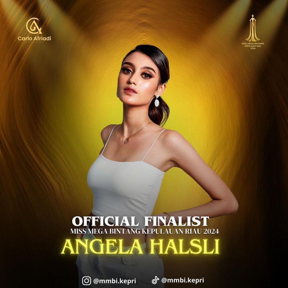 Angela Halsli, Finalis Miss Mega Bintang Kepulauan Riau 2024 (instagram.com/mmbi.kepri)