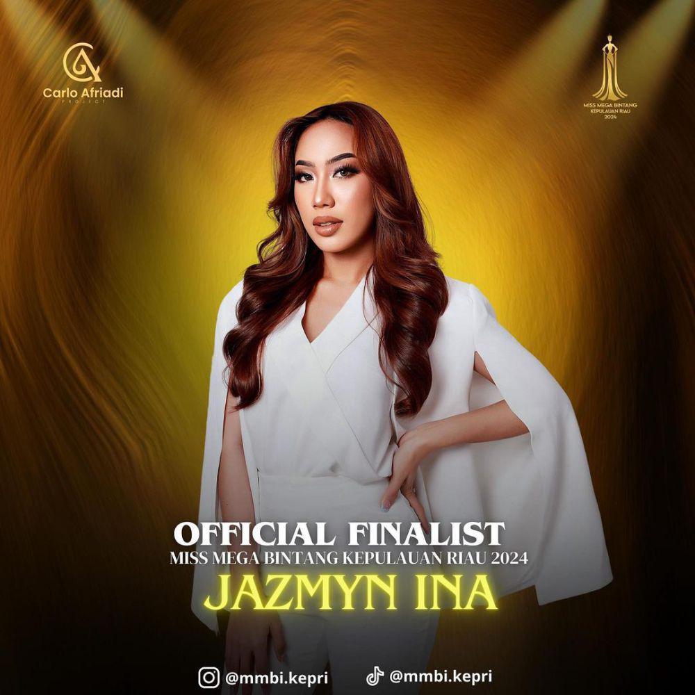 Jazmyn Ina, Finalis Miss Mega Bintang Kepulauan Riau 2024 (instagram.com/mmbi.kepri)