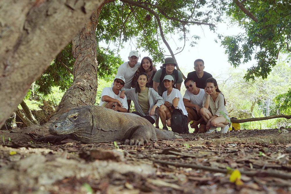7 Potret Gisel di Pulau Rinca, NTT, Bertemu Komodo!