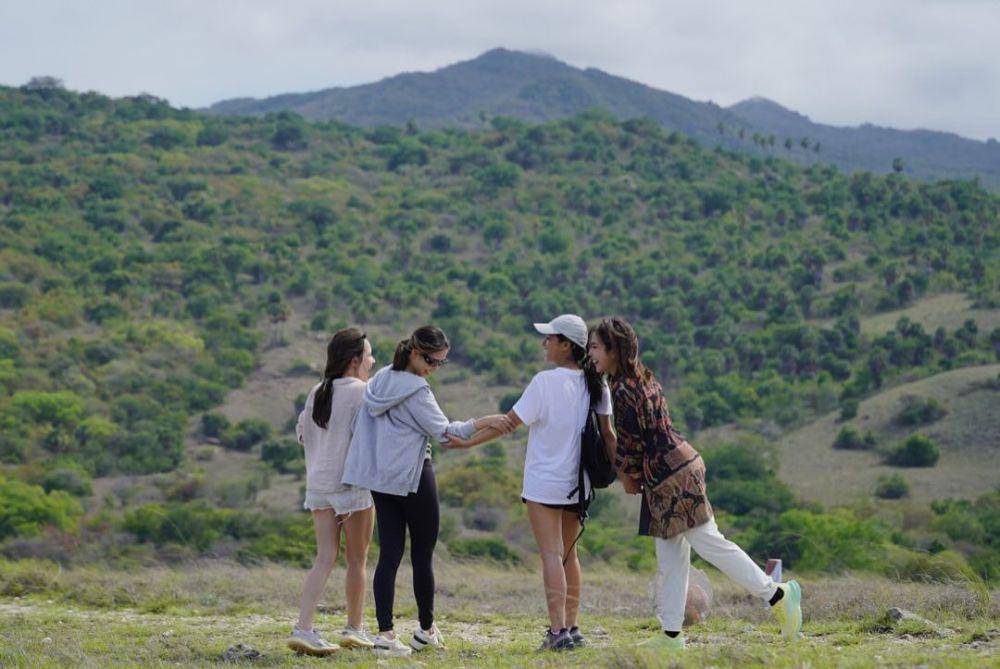 potret Gisel di Pulau Rinca (instagram.com/gisel_la)