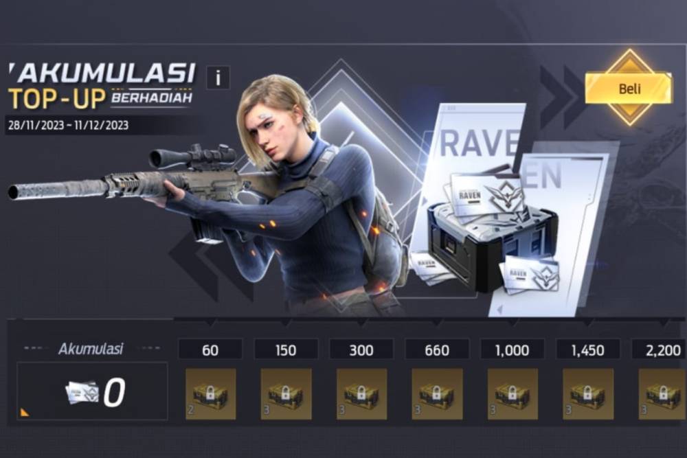 event Akumulasi Top Up Undawn (dok. Tencent Games/Undawn)