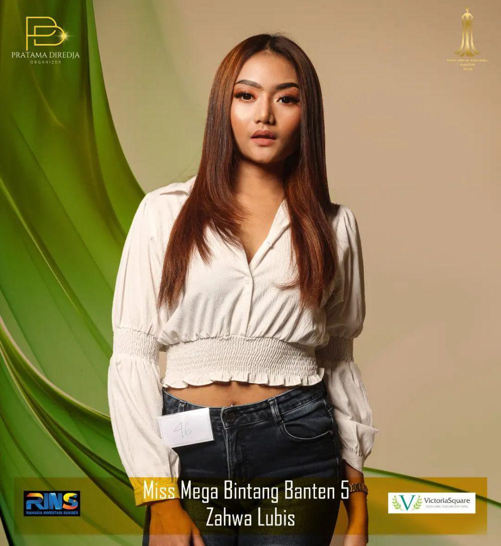 Zahwa Lubis, Finalis Miss Mega Bintang Banten 2024 (instagram.com/mmbi.banten)
