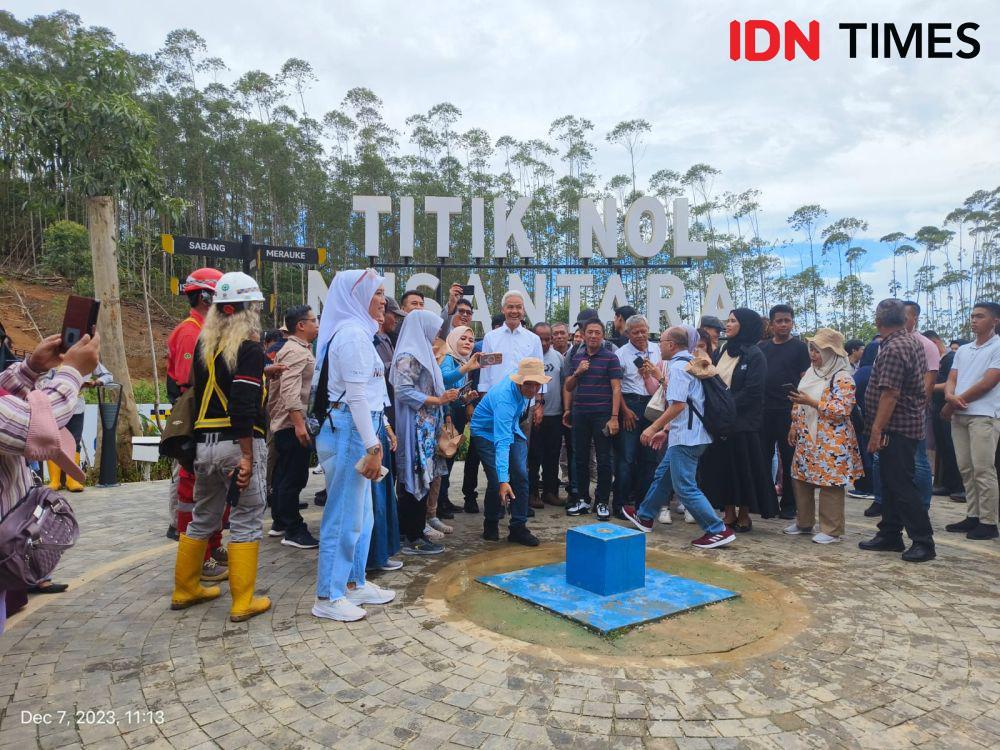 Di Titik Nol Nusantara, Ganjar: Proyek IKN Dilanjutkan