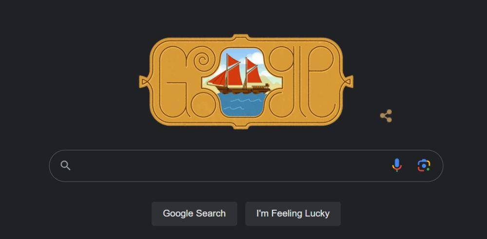 Kapal Pinisi (doodles.google)