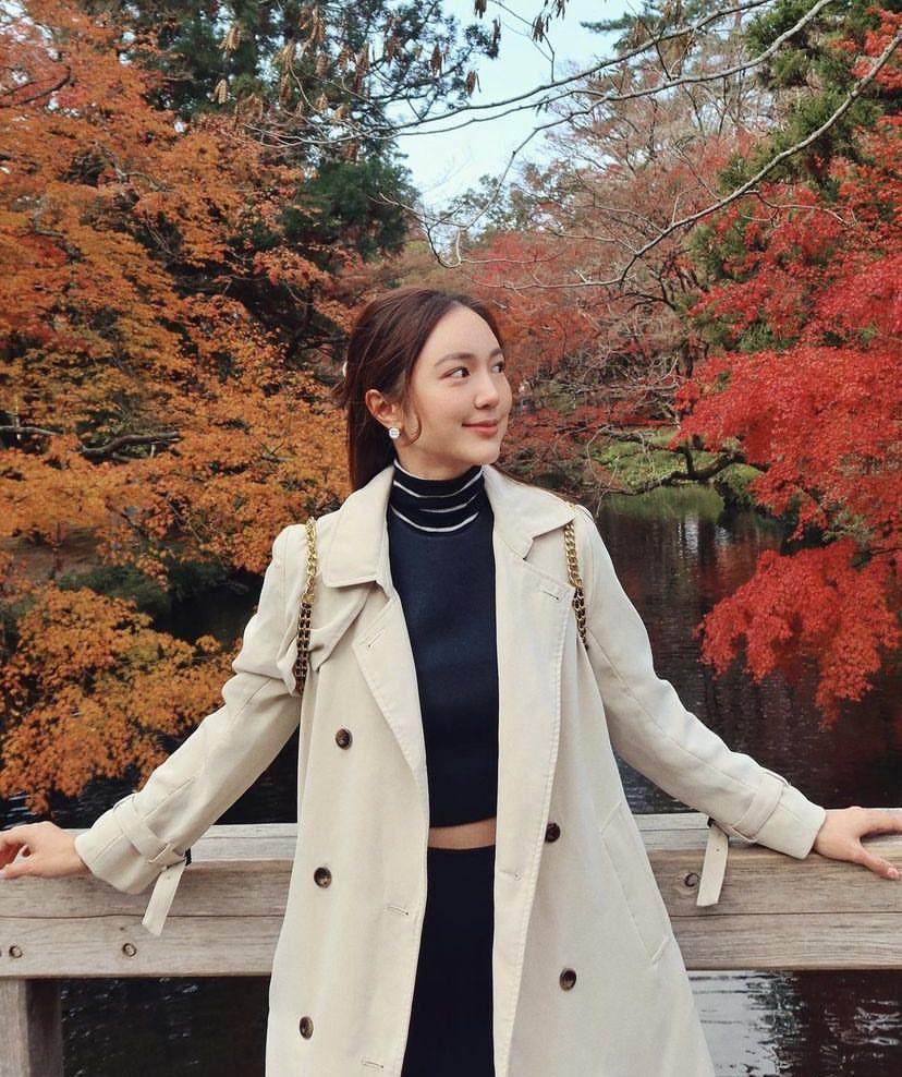 Bua Nalinthip liburan ke Jepang (instagram.com/buanalinthip)