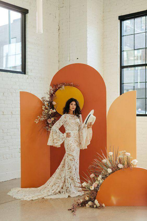 Pernikahan Retro ala Pinterest Predicts 2024. (pinterest.com/Weddingomania)