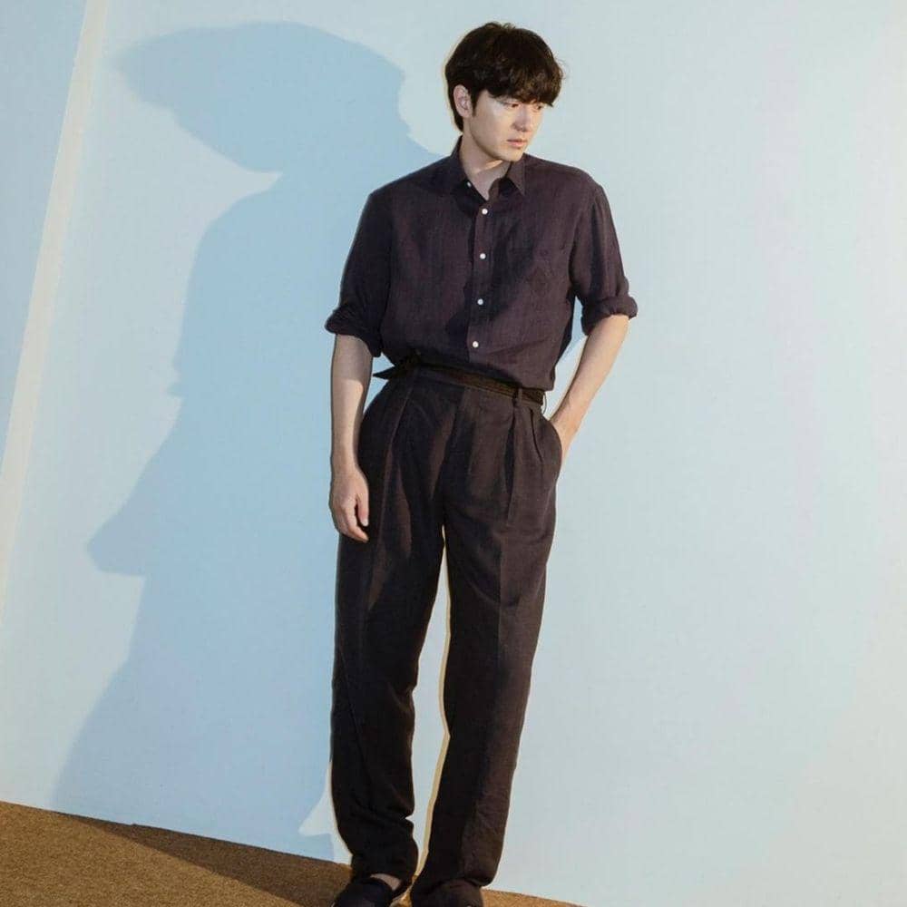fashion simpel kasual Lee Jin Uk (instagram.com/jinuk0916)