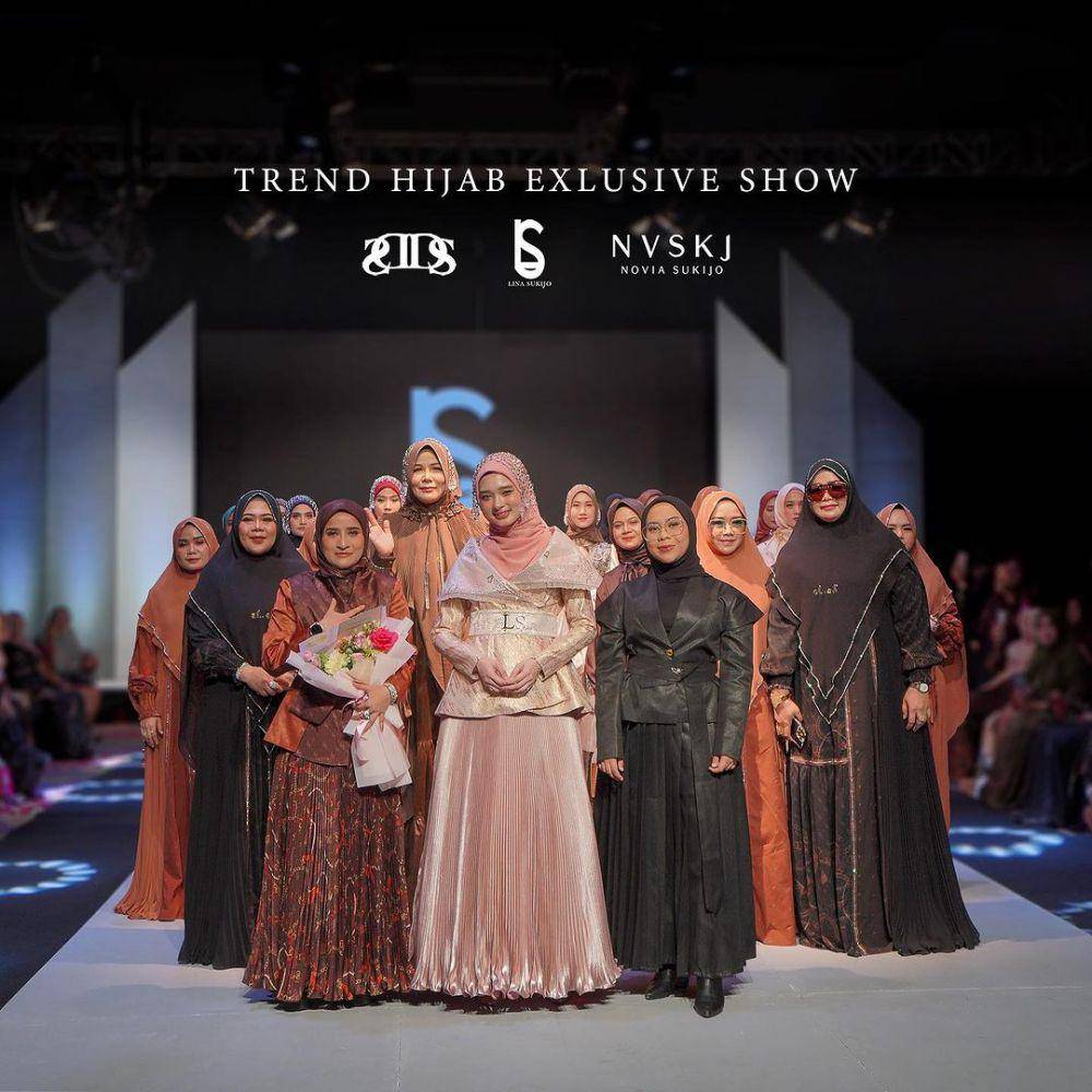Potret Inara Rusli jadi model fashion show di Makassar (instagram.com/noviasujiofficial)