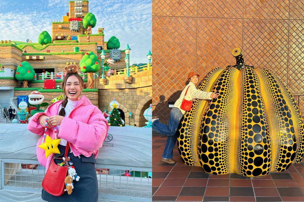 Bua Nalinthip liburan ke Jepang (instagram.com/buanalinthip)