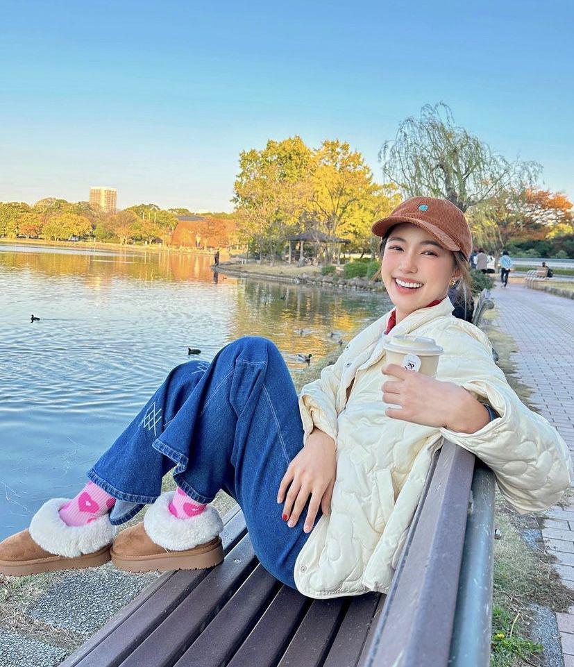Bua Nalinthip liburan ke Jepang (instagram.com/buanalinthip)