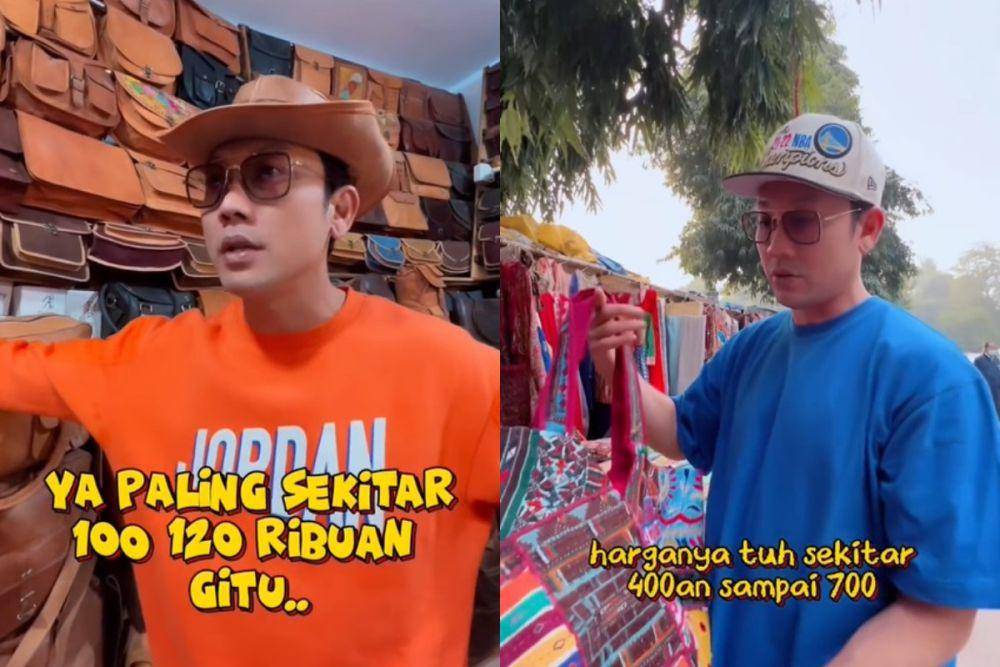 potret Denny Sumargo berburu souvenir di India (instagram.com/sumargodenny)