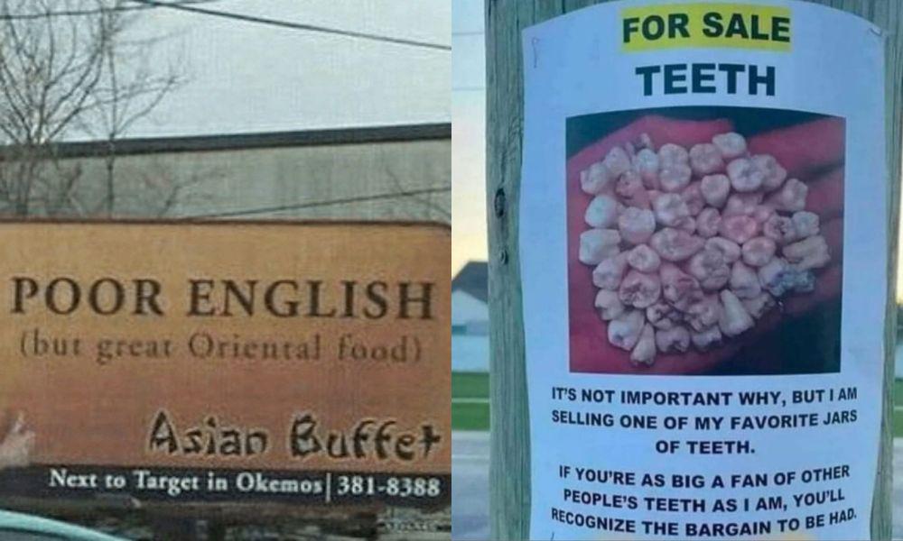 7 Potret Lucu Banner Iklan yang Nyeleneh, Teknik S3 Pemasaran, nih