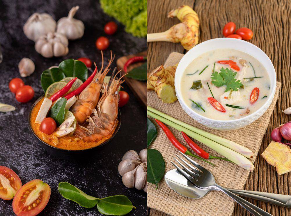 tom yam dan tom kha (freepik.com/jcomp)