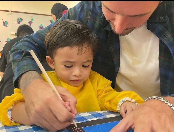 Ladislao di sekolah Adzam (Instagram.com/ladislao_9)