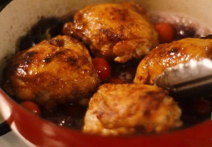 ilustrasi proses membuat ayam Mediterania (YouTube.com/Recipe30)