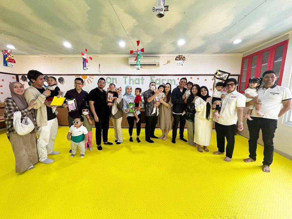 potret Atta Halilintar, Rizky Billar, dan Ladislao ikut kegiatan di sekolah anak (instagram.com/mightymindspreschool)