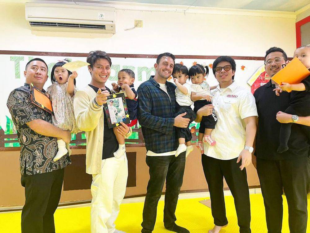potret Atta Halilintar, Rizky Billar, dan Ladislao ikut kegiatan di sekolah anak (instagram.com/mightymindspreschool)