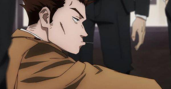 Kusakabe selama pertemuan yang membahas ancaman Geto ( Dok. Mappa / Jujutsu Kaisen 0 )