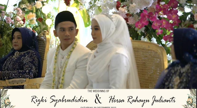 Lepas Duda, 8 Potret Khidmat Akad Nikah Rizki DA dan Hersa Rahayu