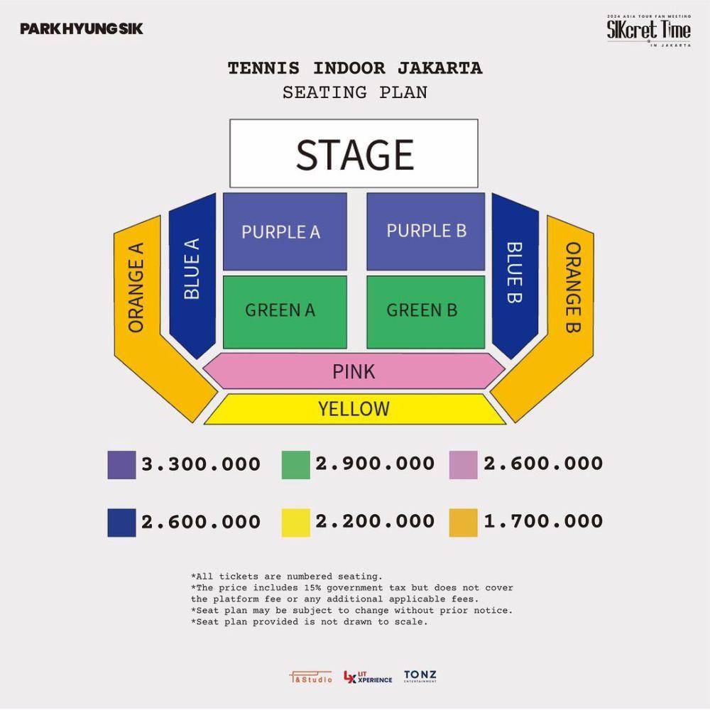 harga tiket fan meeting Park Hyung Sik di Jakarta (instagram.com/litxevents)