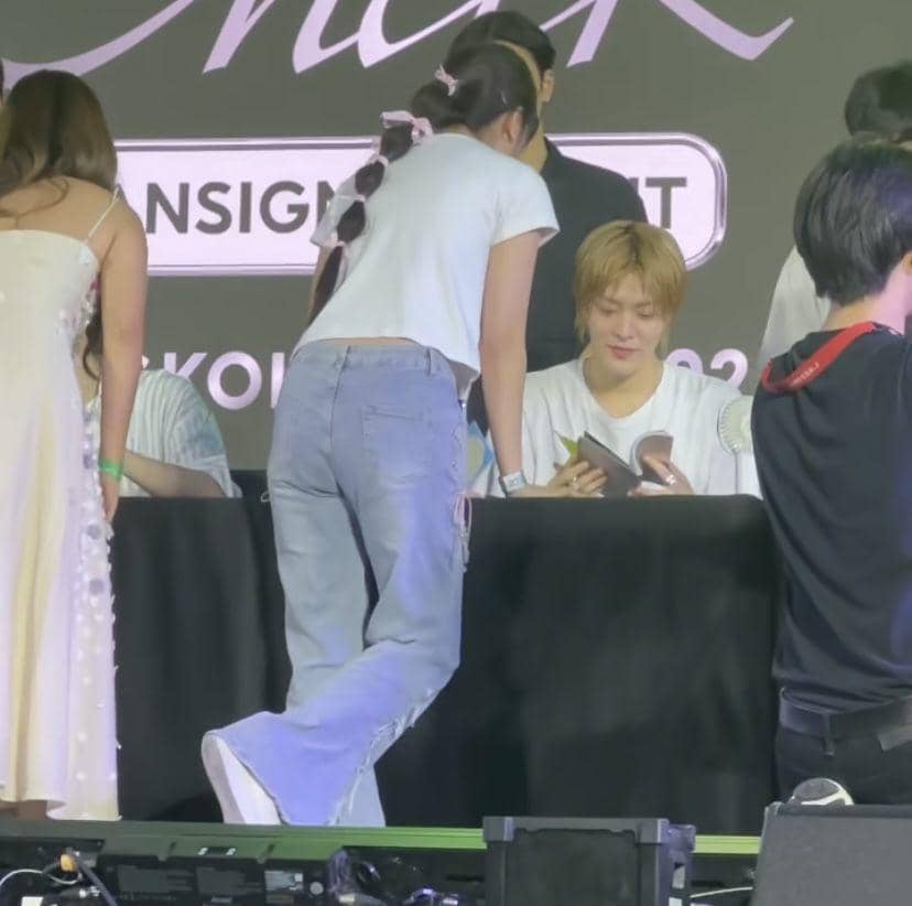 June Wanwimol ikuti fansign NCT 127 (instagram.com/junewanwimol19)