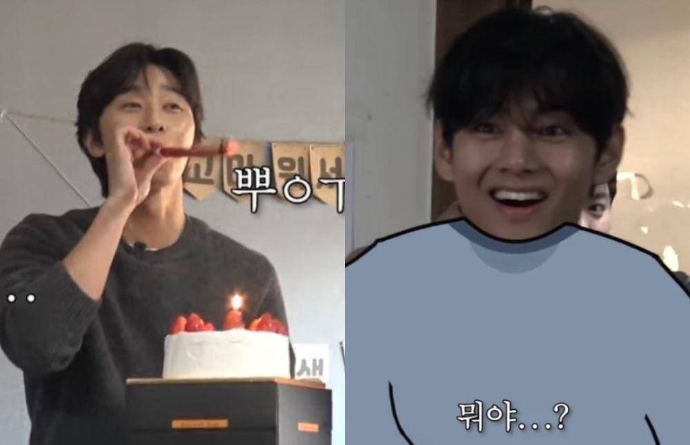 V BTS dan Park Seo Joon di YouTube channel Na PD (YouTube.com/Channel Fullmoon)