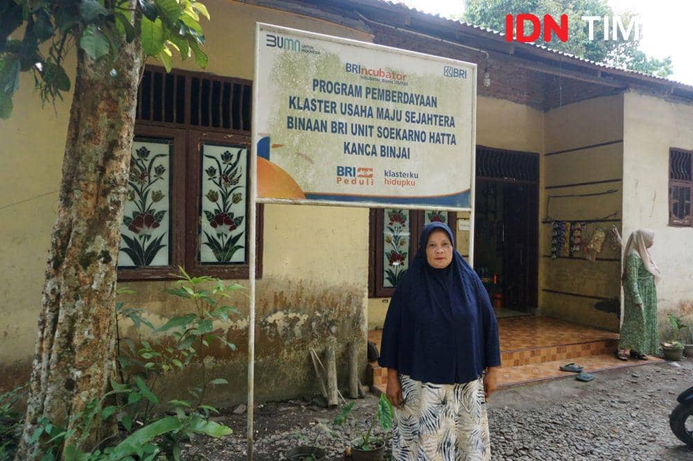 Siti Halimah, Ketua Klaster Maju Sejahtera Binjai (IDN Times/Doni Hermawan)