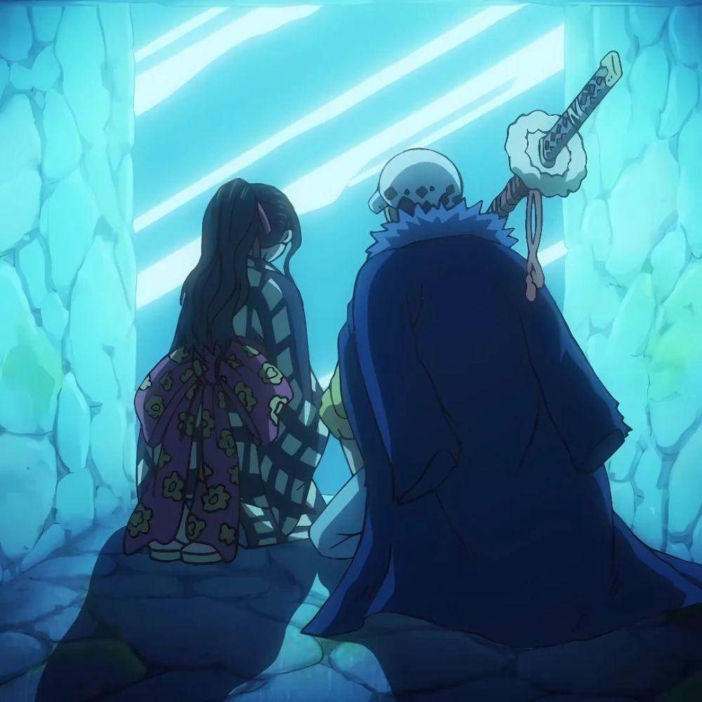 Law dan Robin di Wano (doc. Toei Animation/One Piece)