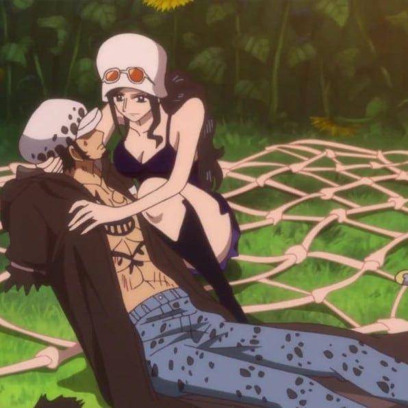 Law dan Robin di Dressrosa (doc. Toei Animation/One Piece)