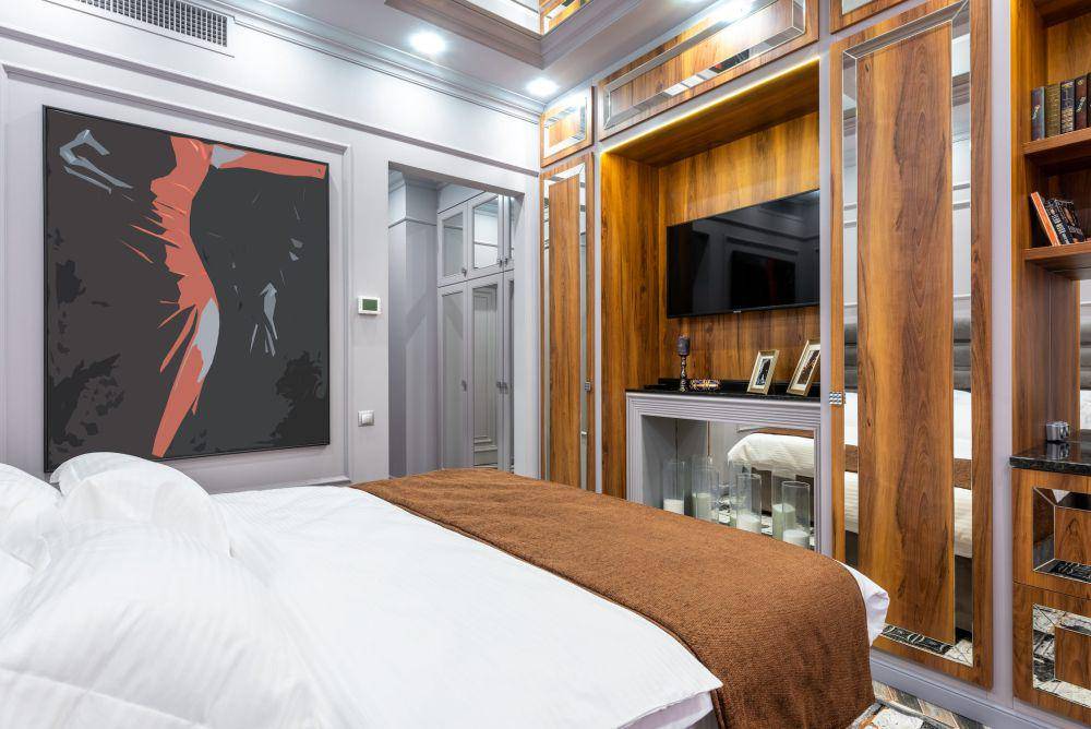 inspirasi posisi televisi terbaik di kamar tidur (pexels.com/Max Rahubovskiy)