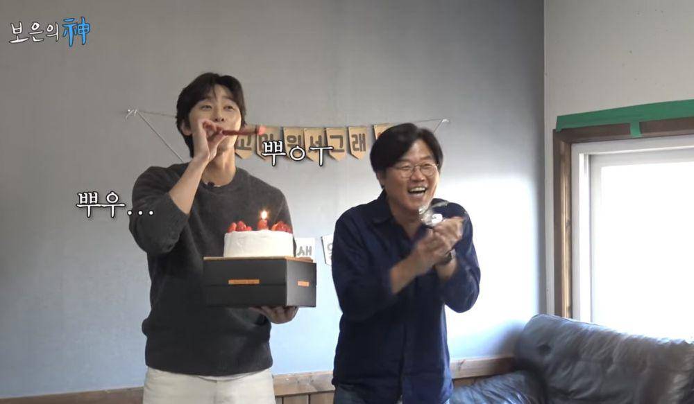antusias Park Seo Joon dan Na PD rayakan ulang tahun V BTS duluan (YouTube.com/Channel Fullmoon)