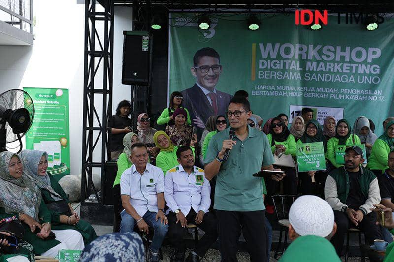 Sandiaga Uno Terharu Lihat Kampanye Prabowo Subianto di Sumbar