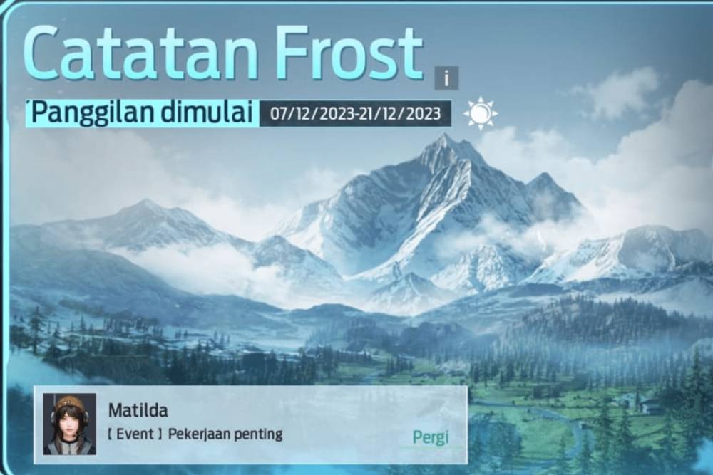 event Catatan Frost Undawn (dok. Tencent Games/Undawn)
