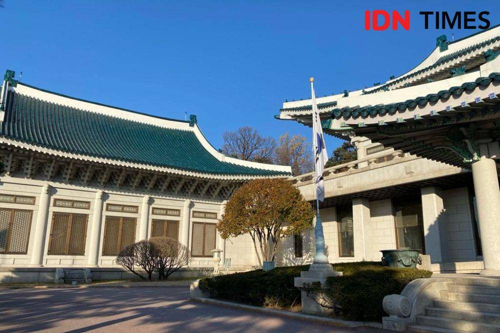 Suasana Blue House (Cheong Wa Dae) di Korea Selatan (IDN Times/Besse Fadhilah)