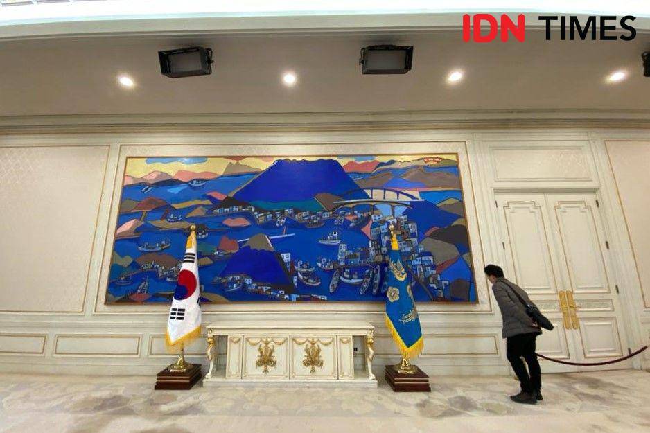 Suasana Inwang Room di Blue House (Cheong Wa Dae) di Korea Selatan (IDN Times/Besse Fadhilah)