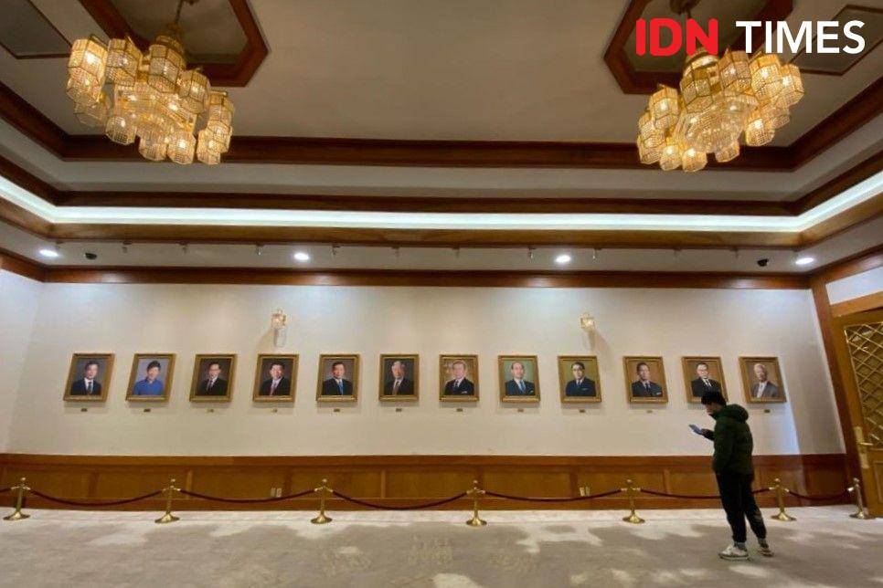 Suasana Sejong Room di Blue House (Cheong Wa Dae) di Korea Selatan (IDN Times/Besse Fadhilah)