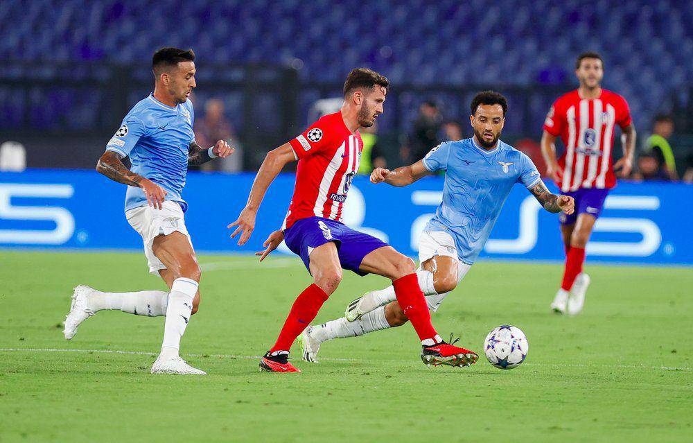 Lazio melawan Atletico Madrid di matchday pertama Grup E UCL 2023/2024. (twitter.com/Atleti)