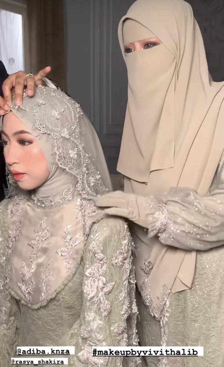 potret Adiba Khanza di acara pengajian dan siraman jelang pernikahan (Instagram.com/vivithalib)