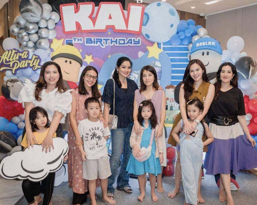 pesta ulang tahun ke-6 Kai Attar Sugiono (instagram.com/titi_kamall)