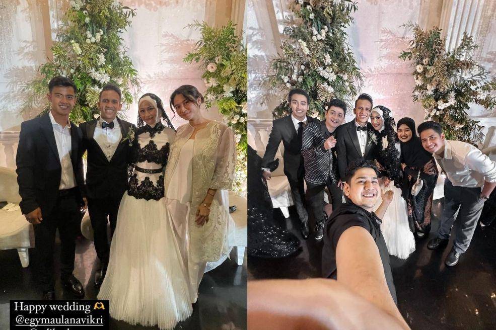 Tamu Artis di Resepsi Nikahan Adiba Khanza dan Egy Maulana (Instagram.com/syakirdaulay | Instagram.com/pratamaarhan8)