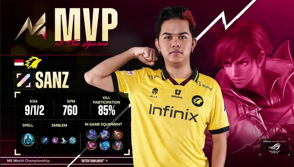 3 Hero Favorit ONIC Sanz di M5, Ada Valentina!