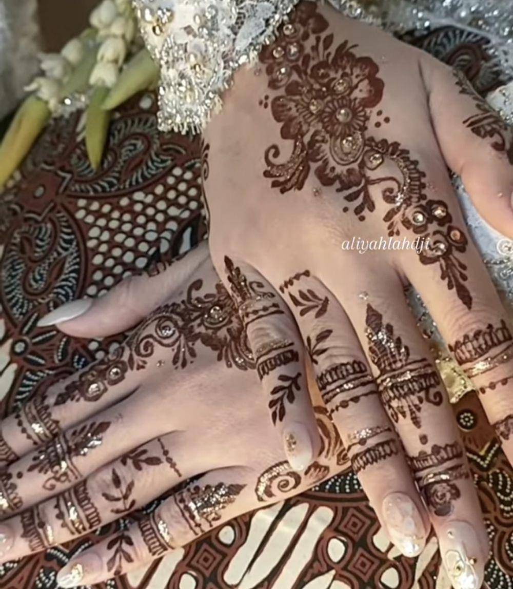 Pernikahan Adiba Khanza dan Egy Maulana Vikri. (Instagram.com/aliyahlahdji)