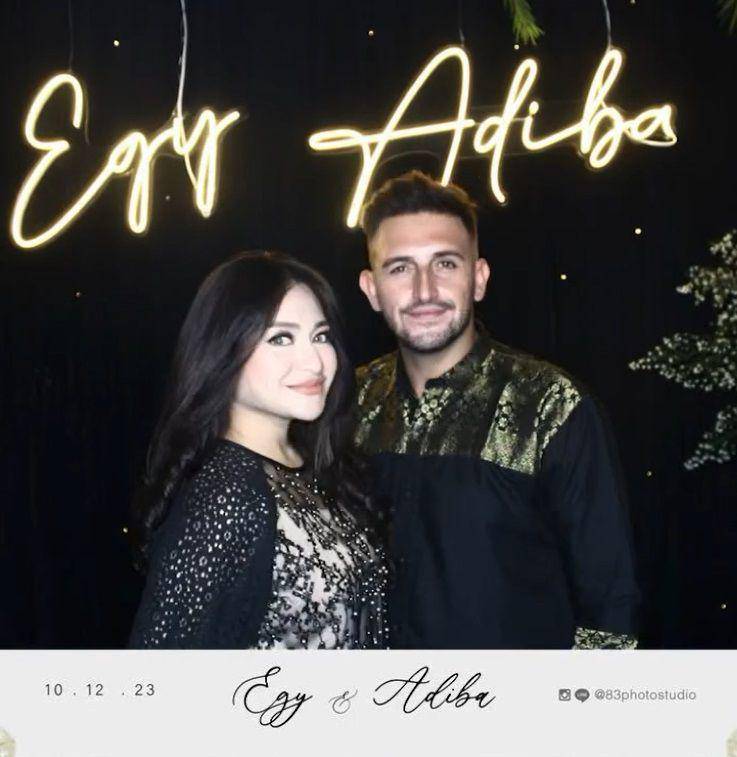 potret Nathalie Holscher di Nikahan Egy dan Adiba (instagram.com/nathalieholscher)